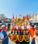 श्री योग वेदांत सेवा समिति ने बड़ी धूम धाम से संकीर्तन यात्रा निकाल कर मनाई तुलसी पूजन दिवस।